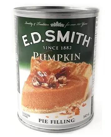 Buy E.D.SMITH Pumpkin Since 1882 Pie Filling 540mL From SnowBird Sweets