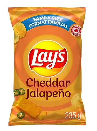 Buy Lay's Cheddar Jalapeno Family Size 235g From SnowBird Sweets