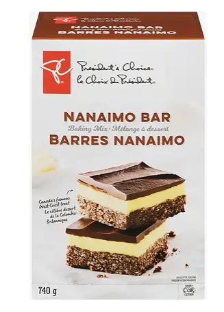 Buy Nanaimo Bar Baking Mix 740g From SnowBird Sweets