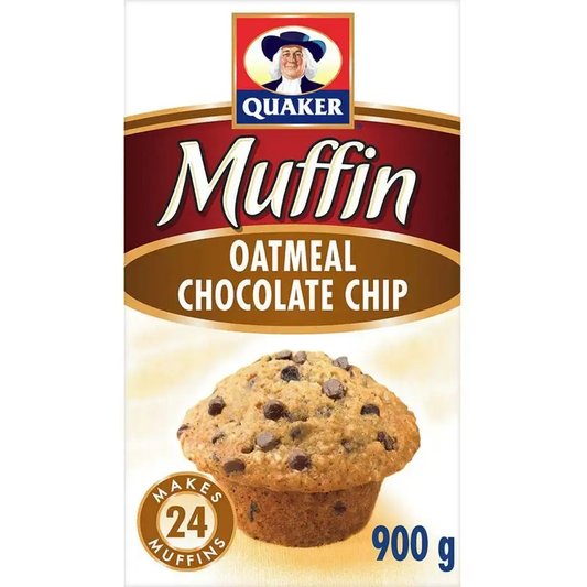 Buy Quaker Muffin Oatmeal Chocolate Chip 900g From SnowBird Sweets